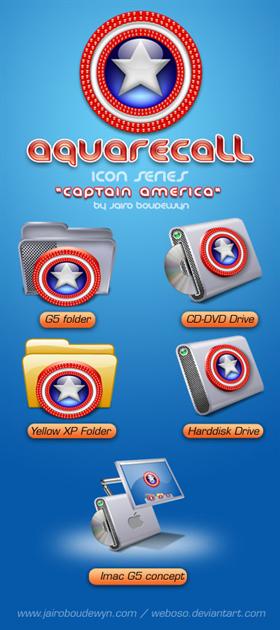 AquaRecall Icons - Captain America
