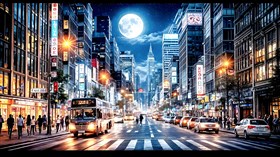 A modern city