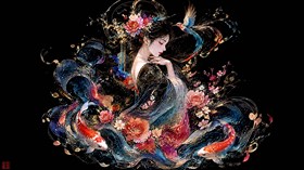 A  watercolor painting