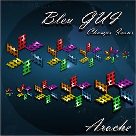 Bleu GUI Champs