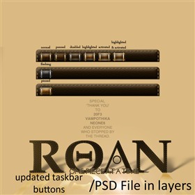 Roan WB Taskbar Buttons