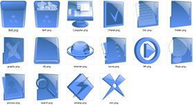 LastXP_Blue Dock Icons