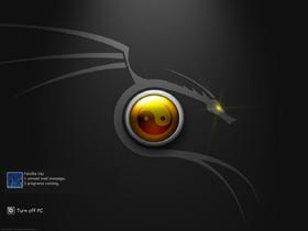 Ying Yang Silver Dragon