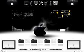 Apple In Black and White