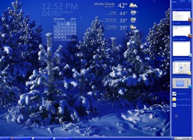 Sapphire Blue Winter Tiles
