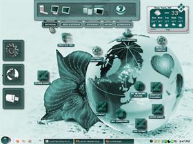Fragile Earth in Teal