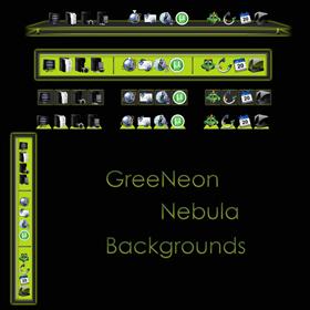 GreeNeon Nebula Bakgrounds