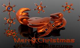 3D Christmas Screen Saver