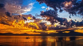 Vietnam Sea Sunset