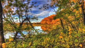 Beautiful Wisconsin River Scene