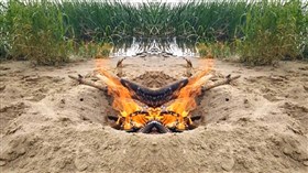 Riverbed Fire Pit