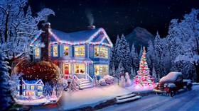 4K Magic Christmas Globe