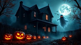 4K Halloween Ghost
