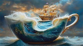 4K Ships in a Storm v2