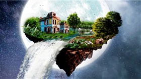 Moon Island Falls