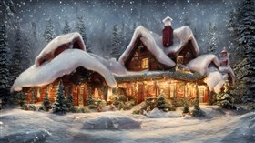 4K Christmas Cottage
