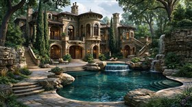 4K Estate Pool