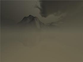 Misty mountain