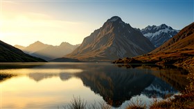 Mountain Lake Sunrise