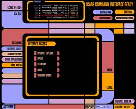 Interactive LCARS