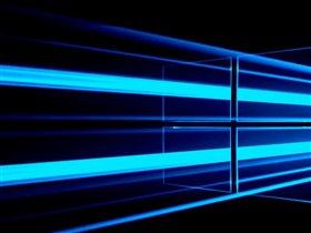 win10 logo animated with audio