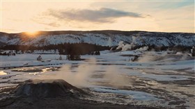 Yellowstone Wintersunset