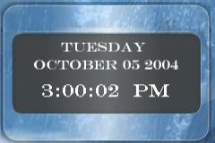 Aero Digital Clock