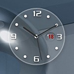 GlassyClock v2