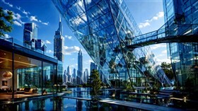 Futuristic architecture 