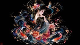 A  watercolor painting