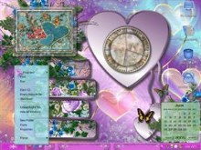 Victorian Hearts Desktop