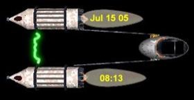 Pod racing clock