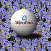 Golfball with ObjectDock Logo