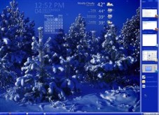 Sapphire Blue Winter Tiles