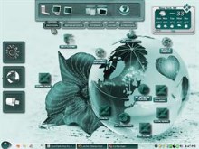 Fragile Earth in Teal