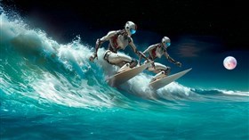 Surfing Androids-Starlight ride