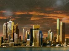 City Night Galaxy