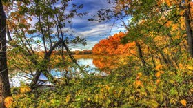 Beautiful Wisconsin River Scene