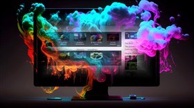 4K Smoky Screen
