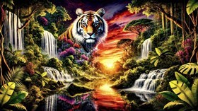 4K Jungle Tiger