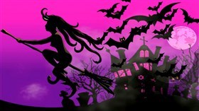 Halloween Witchy Bats