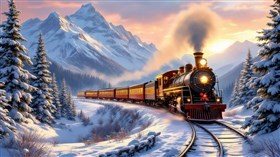 4K Holiday Train