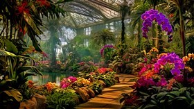 4K Garden Walk
