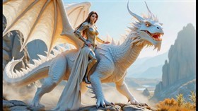 4K White Dragon