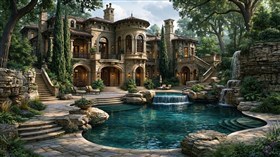 4K Estate Pool