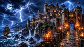 4K Medieval Night
