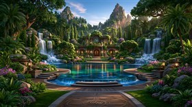 4K Garden Falls Home