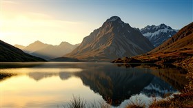 Mountain Lake Sunrise