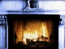 the old fireplace