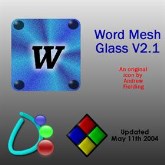 Word Mesh Panel Tint